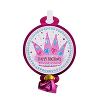 8Pk Princess Blowouts With Hot Stamping