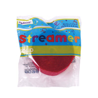 Crepe Streamer rojo 81' X 1.75"