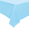 Cubierta de mesa rectangular azul pastel