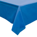 Cubierta de mesa rectangular azul