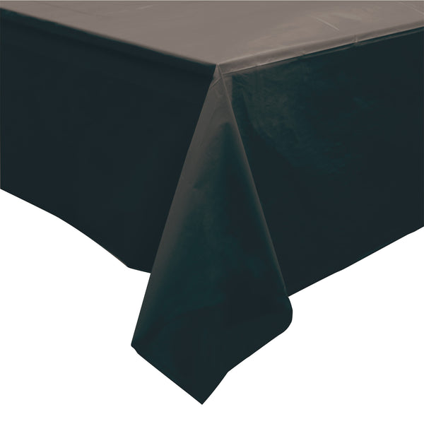 Cubierta de mesa rectangular negra