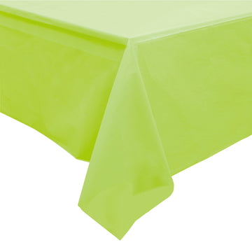 Cubierta de mesa rectangular verde lima