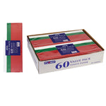 Paquete de pañuelos de 60 hojas de color sólido, 3 colores