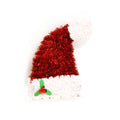 3D Mini Sombrero de Navidad de oropel colgando decoración 5.5" X 4"