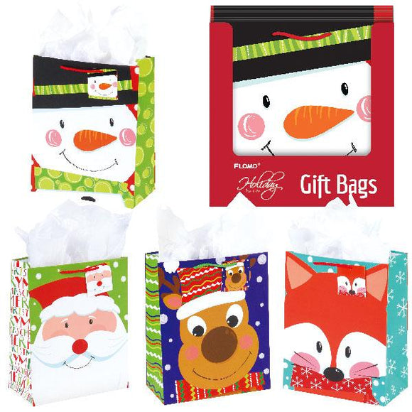Christmas Square Large Gift Bags