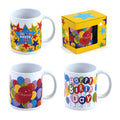 11Oz Happy Birthday Mug In Box, 3 Designs