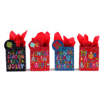 Small Santa'S Typography Printed Bag, 4 Designs