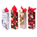 Bottle Photo Christmas Ornaments Printed Bag, 4 Designs