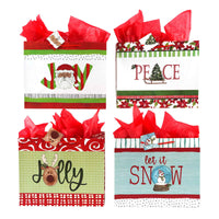 Horizontal Jumbo Haley'S Christmas Printed Bag, 4 Designs