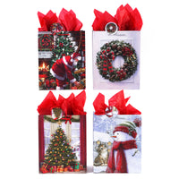 Extra Large So Excited For Santa Printed Bag, 4 Designs