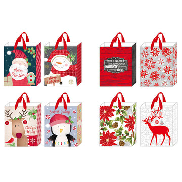 Small Christmas Gift Bags, 8 Designs