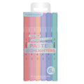 6Ct Dual Tip Chisel & Fine Tip Pastel Highlighters
