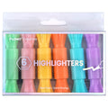 6Ct Wrapped Candy Pastel Highlighters