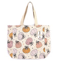 Halloween Pumpkins With Bows Chenille With Lurex Tote Bag, 16" X 16" X 6"