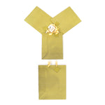 3Pk Large Diamond Sparkle Scallop Gift Bags, 1 Color