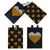 2Pk Extra Large Glitter On Gloss Gold-Black Hearts Gift Bags