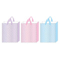 Large Gift Bags Hot Stamp, Thin Diagonal Stripes, 3 Colors