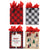 Extra Large Plaid Christmas Trees Hot Stamp Bag, 4 Designs