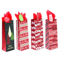 Bottle Sparkle Red Holiday Hot Stamp Bag, 4 Designs