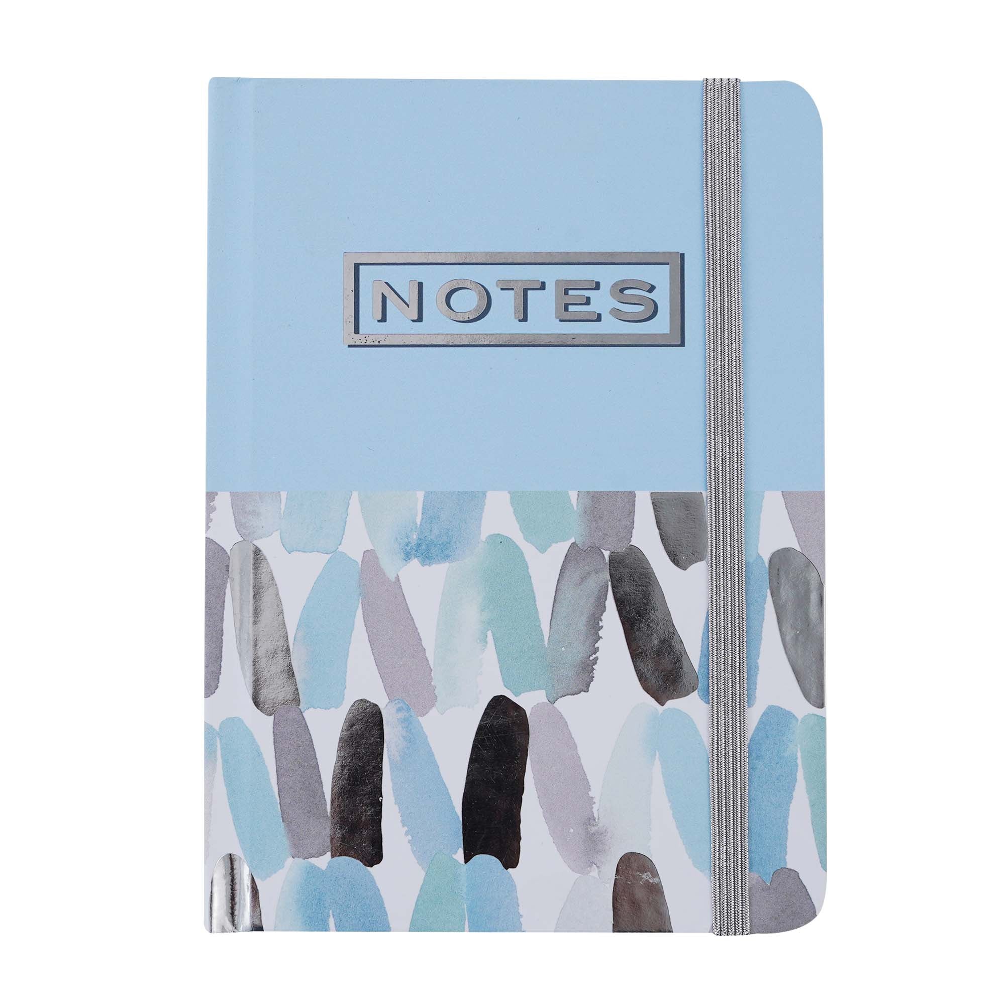 80Sht/160 Pge Small Book Bound Hot Stamp Journal, Blue 80Sht/160 Pge Small Book Bound Hot Stamp Journal, Blue