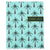 120 Sheet/240Page Embossed Hard Cover Journal W/Hot Stamp, Palm Tree, 8"Wx10"L