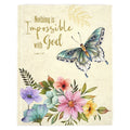 120 Sheet/240Page Embossed Hard Cover Journal W/Hot Stamp, Ivory Garden, 8"Wx10"L