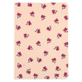 140Sht Perfect Bound Notebook W/Embossed Cover & Hot Stamp, Ditsy Rose, 7"X10"