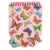 100 Sheet Diecut Top Spiral Journal, 2S Print, Butterfly, 7"W X 9"L