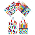 2Pk Extra Large Birthday Tinsels/Candles Glitter Bags, 2 Assorted Designs