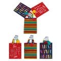 3Pk Large Birthday Best Gift Hot Stamp Bags, 3 Assted Designs