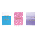 80 Sheets Hot Stamp Journal, Geo Inspirations, 7" X 5", 3 Designs