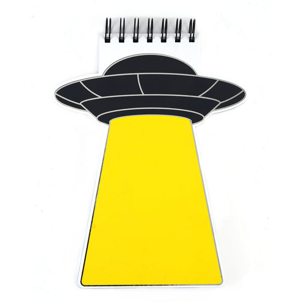 100Sht Diecut Spiral List Pad W/Hot Stamp, 9"L X 7"W" Beam Me Up Ship