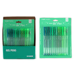 12Pk Tonal Gel Pens, Green
