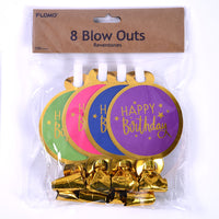 8Pk Brights Blowout With Hot Stamp