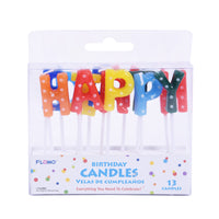 3.1" 13Pk Happy Birthday Pick Candles