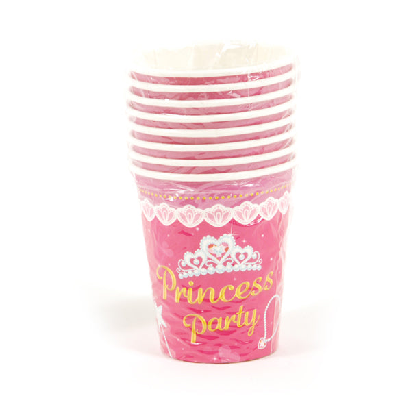 9Oz Princess Printed Cups, 8Pcs/Pack