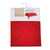 Red With Silver Metallic Fabric Tablecloth 60" X 84"