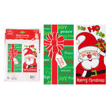 30" X 60" Christmas Door Cover, 2 Designs