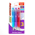 3 Retractable Ball Pens