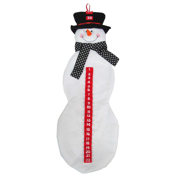 Christmas-40"L Snowman Candy Cane Countdown In Poly Bag Per Piece