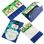 Christmas-9.5" X 6" Thank You Cards And Stickers, Set Of 15 Poly Bag