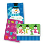 Christmas-9.5" X 6" Thank You Cards And Stickers, Set Of 15 Poly Bag
