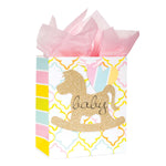 Baby-Icoloris Grande (Large) Rocking Horse Matte Gift Bag With Pop Layer And Glitter,1 Design