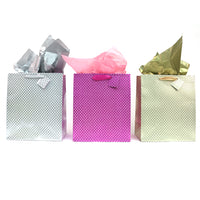 Grande (Large) Diamond Sparkle Sparkle Scallop Bag, 3 Colors Gold/Hot Pink/Silver