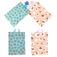 2Pk Extra Large Leopard Party Printed Bag, 4 Designs