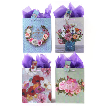 Extra Large Florals For Her Printed Bag, 4 Designs