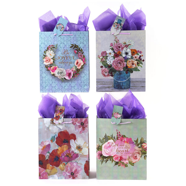 Large Florals For Her Printed Bag, 4 Designs