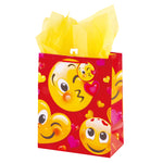 Extra Large Emoji Valentine Matte Gift Bag 4 Designs