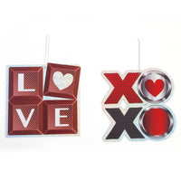 10" Valentine Hologram Hanging Decoration, 2 Designs