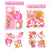 Valentine-4Ct 10" Simply Sweet Cutouts With Hot Stamping, 2 Assortments
